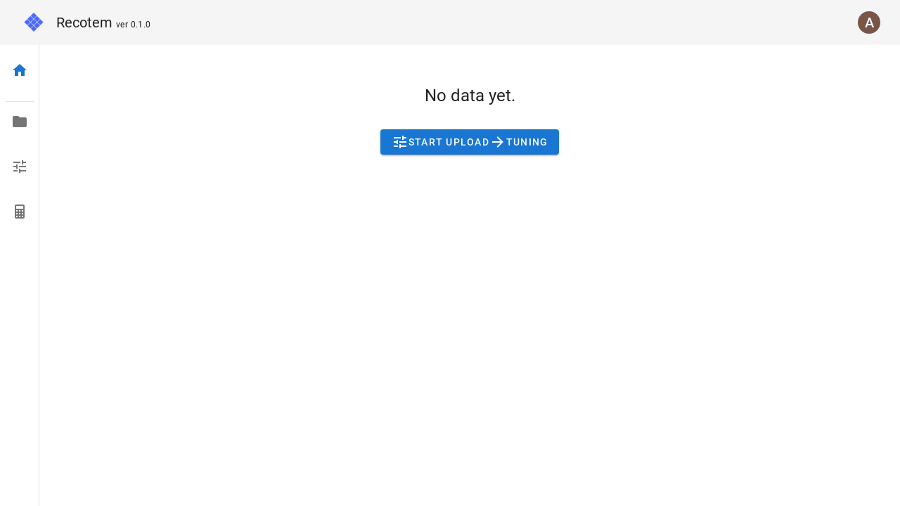Uploading Data → Tuning Jobs