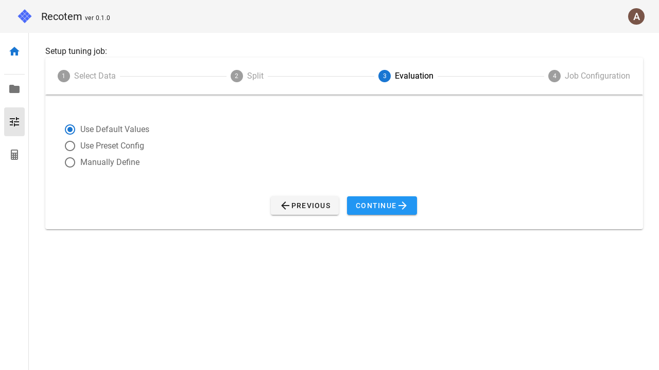 step 3-default settings